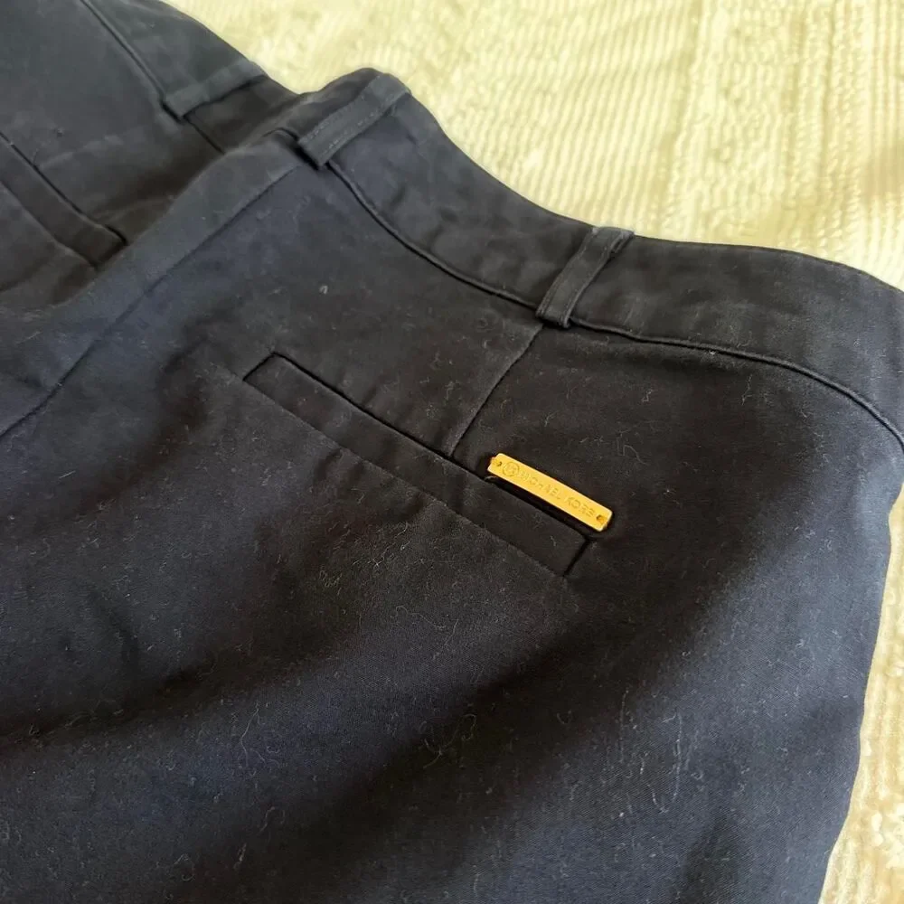 Michael Kors Women’s Black Navy Straight Leg Pants Size 4